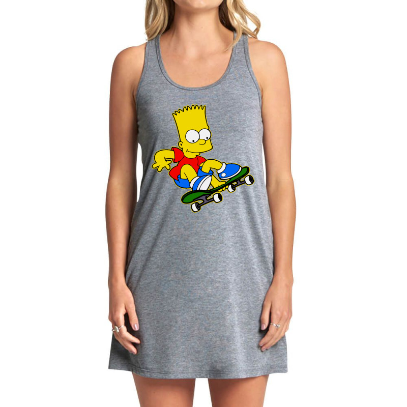 Funny Simpson Skater Tank Dress by Jas Jus Art | Artistshot