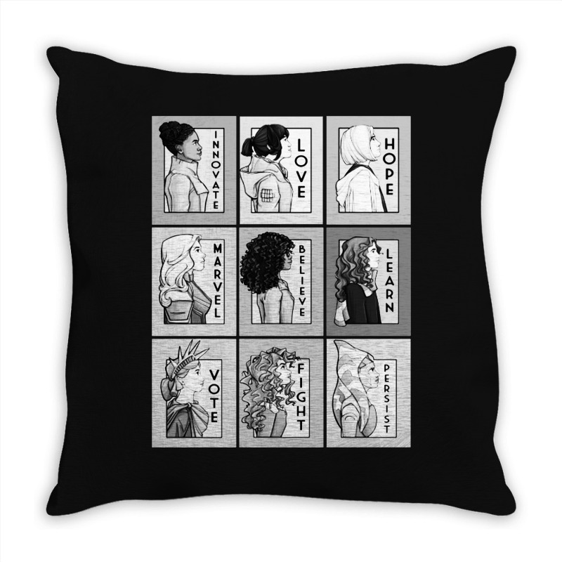 They Are Series Collage Throw Pillow | Artistshot