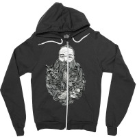 Birdbeard Zipper Hoodie | Artistshot