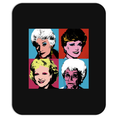 Golden Warhol Girls Mousepad Designed By Frizidan