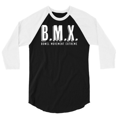Bowel Movement Extreme 3/4 Sleeve Shirt Designed By Ditreamx
