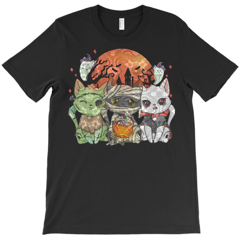 Halloween Cat Halloween Costume T  Shirt Halloween Cat Halloween Costu T-shirt | Artistshot