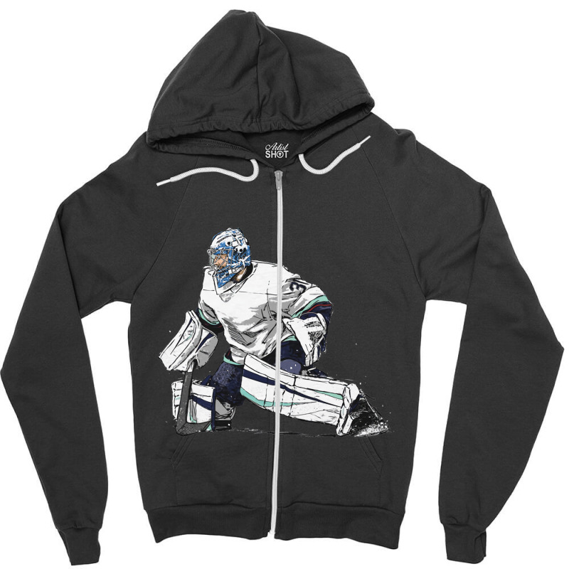 Philipp Grubauer Bold Zipper Hoodie | Artistshot