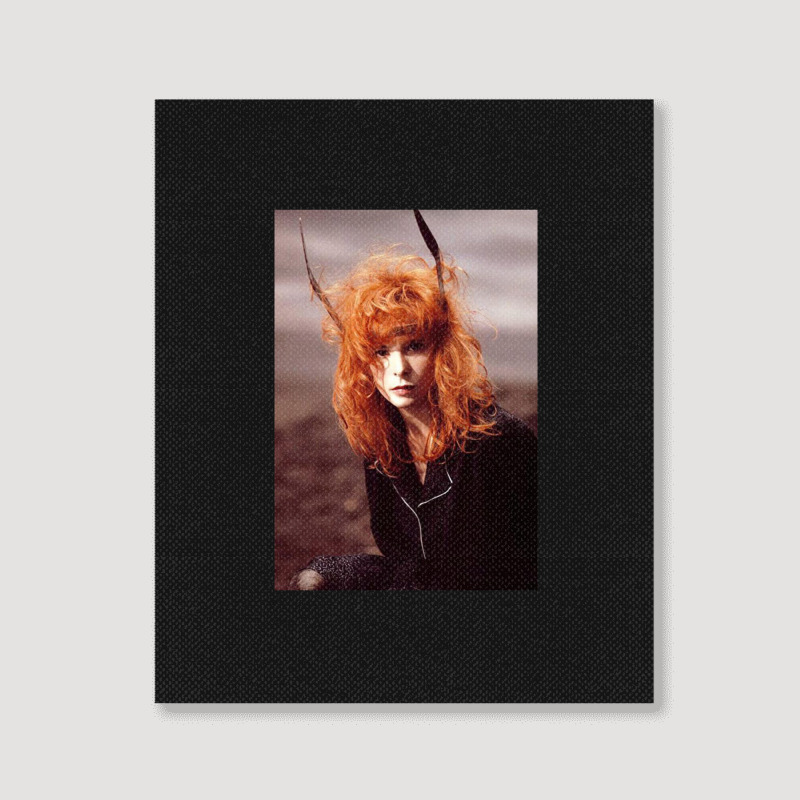 Mylène Farmer Portrait Canvas Print | Artistshot