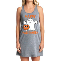 Skeleton T Shirthappy Halloween Ghost Kids Costume Trick Or Treat Prod Tank Dress | Artistshot