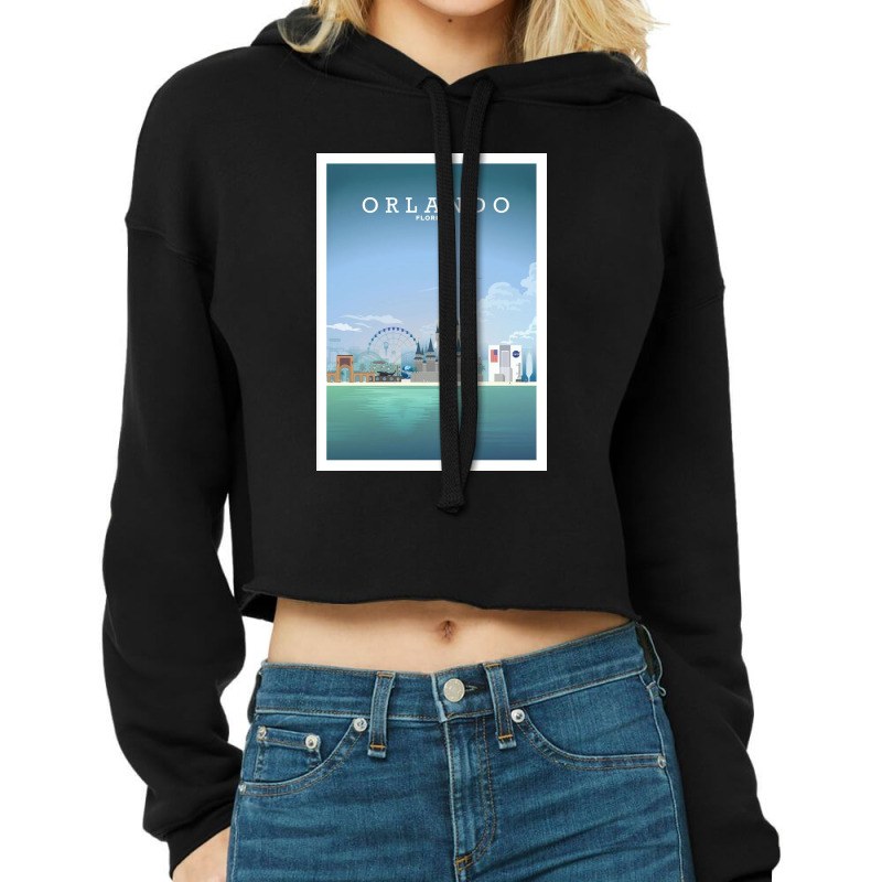 Travel - Beautiful Florida City Cropped Hoodie by Rcarrollsh | Artistshot