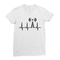 Dad Ham Radio Ladies Fitted T-shirt | Artistshot