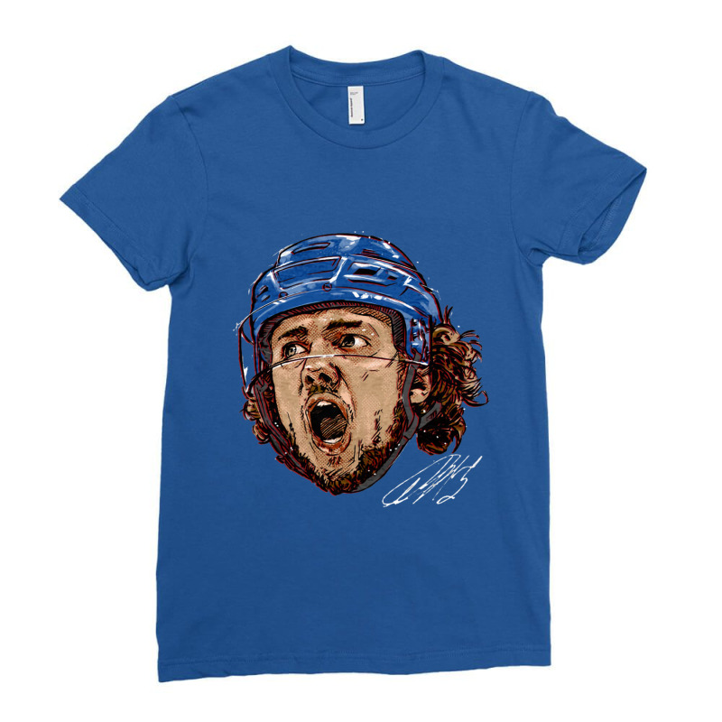 Artemi Panarin Scream Ladies Fitted T-Shirt by kr205 | Artistshot