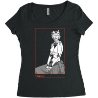 Mask The Bionic Woman For Men Women Women's Triblend Scoop T-shirt | Artistshot