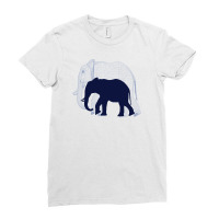 Royal Elephant Ladies Fitted T-shirt | Artistshot