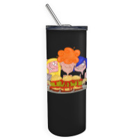 Day Gift Cheerleader Orange Mens My Favorite Skinny Tumbler | Artistshot