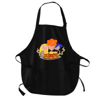 Day Gift Cheerleader Orange Mens My Favorite Medium-length Apron | Artistshot