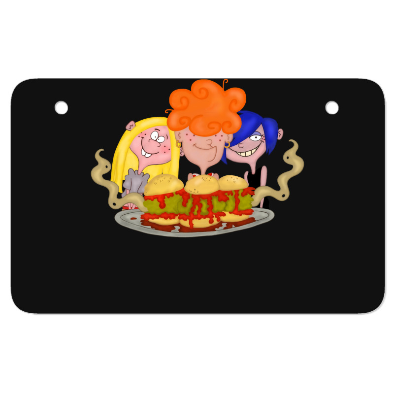 Day Gift Cheerleader Orange Mens My Favorite Atv License Plate | Artistshot