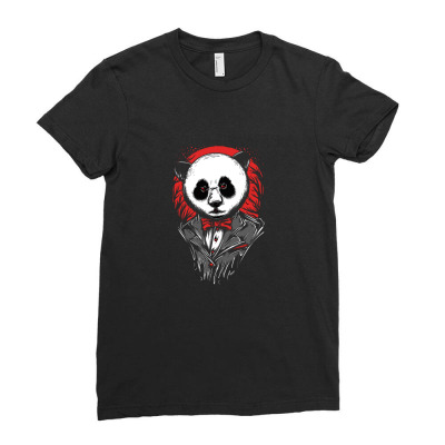 Panda Mafia Ladies Fitted T-shirt Designed By Easton Poison