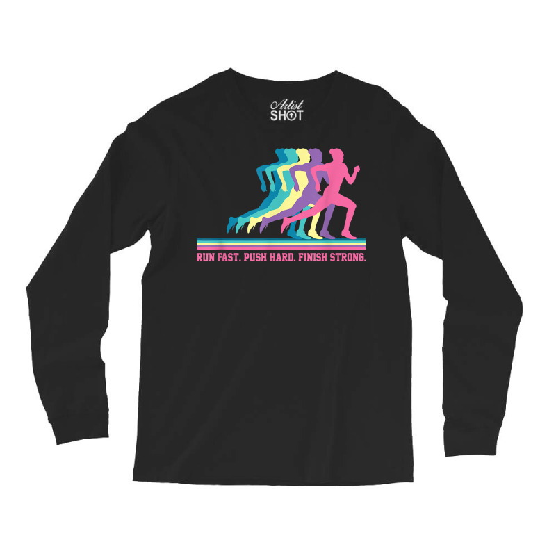 Women Running Track & Field Runner Motivational Training T Shirt Long Sleeve Shirts by ovarddmjipsonmfg | Artistshot