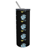 Alaaddin's Magic Lamp Blue Genie Skinny Tumbler | Artistshot