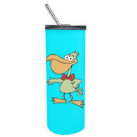 Cartoon Pelican With Red Bow Tie 01 Skinny Tumbler | Artistshot