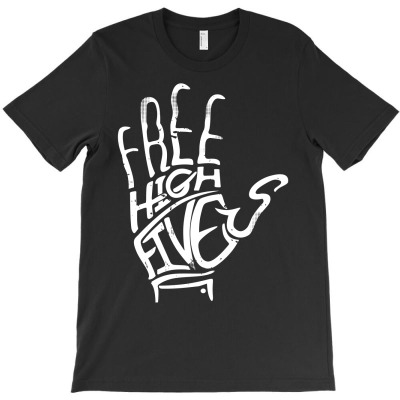 Free High Fives T-shirt Designed By Decka Juanda