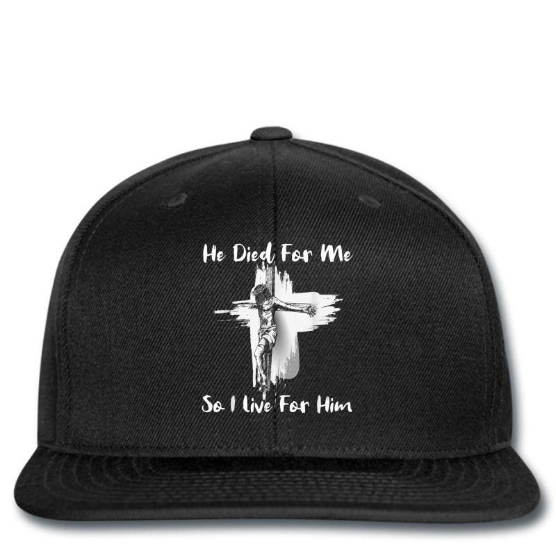 Christian Bible Verse - Jesus Died For Me Printed hat by TyDesign | Artistshot