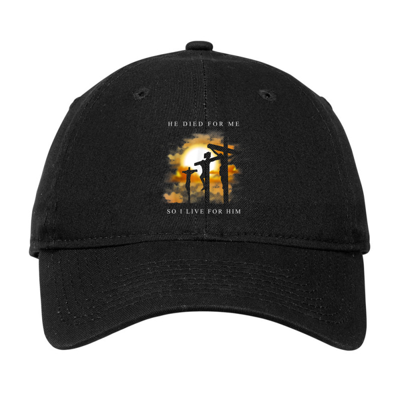 Christian Bible Verse - Jesus Died For Me Adjustable Cap by TyDesign | Artistshot