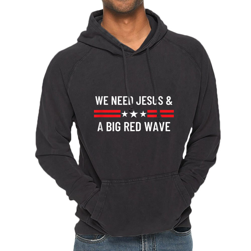 Pro Conservative Christian Red Wave Pro Republican Election Painting Vintage Hoodie by Aria-Proctor | Artistshot