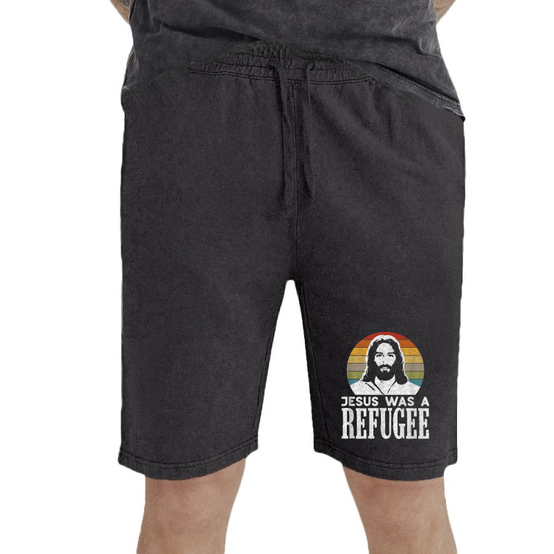 Pro Immigration Christian Liberal Jesus Was A Refugee For Men Women Vintage Short by Aria-Proctor | Artistshot