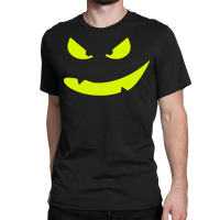 Halloween T  Shirt Big Scary Slime In Black Smiling Halloween Pumpkin Classic T-shirt | Artistshot