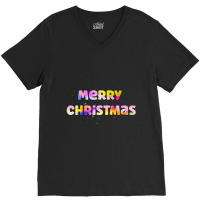 Merry Christmas V-neck Tee | Artistshot