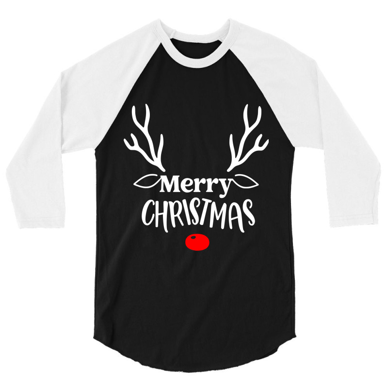 Merry Christmas 3/4 Sleeve Shirt | Artistshot