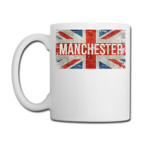 Manchester England United Kingdom British Flag Vintage T Shirt Coffee Mug | Artistshot