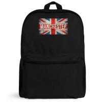 Manchester England United Kingdom British Flag Vintage T Shirt Backpack | Artistshot