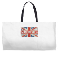 Manchester England United Kingdom British Flag Vintage T Shirt Weekender Totes | Artistshot