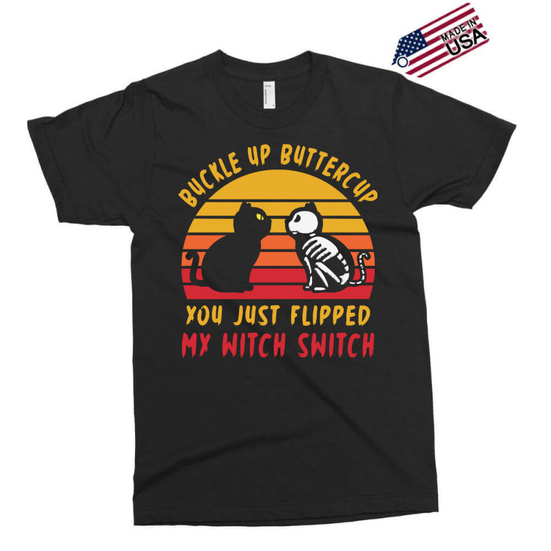 Halloween T  Shirt Buckle Up Buttercup Flipped Witch Switch T  Shirt Exclusive T-shirt | Artistshot