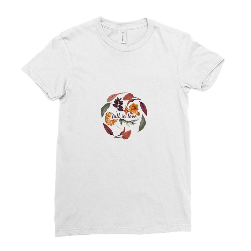 Fall In Love Ladies Fitted T-shirt | Artistshot