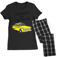 I Survived My Trip To Nyci Love Nyc New York Shirt Women's Pajamas Set | Artistshot