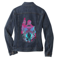 Art Character Hero Anime Cool Women My Favorite Ladies Denim Jacket | Artistshot