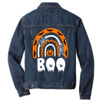 Halloween T  Shirt Creepy Boo Rainbow 2 T  Shirt Men Denim Jacket | Artistshot