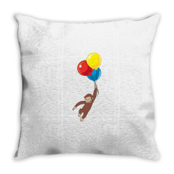 curious george Throw Pillow | Artistshot