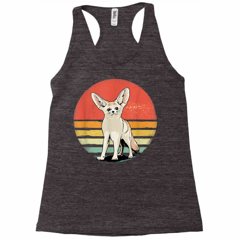 Retro Vintage Fennec Fox Shirt Fennec Fox Animal T Shirt Racerback Tank by FavorRoh | Artistshot