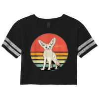 Retro Vintage Fennec Fox Shirt Fennec Fox Animal T Shirt Scorecard Crop Tee | Artistshot