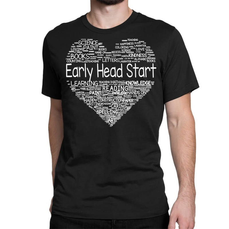 Team Early Head Start Heart Back To School Funny Teacher T Shirt Classic T-shirt by diles | Artistshot