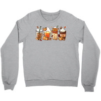 Halloween T  Shirt Fall Coffee P N G Pumpkin Spice Latte Iced Warm Coz Crewneck Sweatshirt | Artistshot