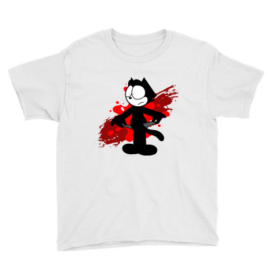 Felix The Cat Youth Tee Designed By Kasutireng