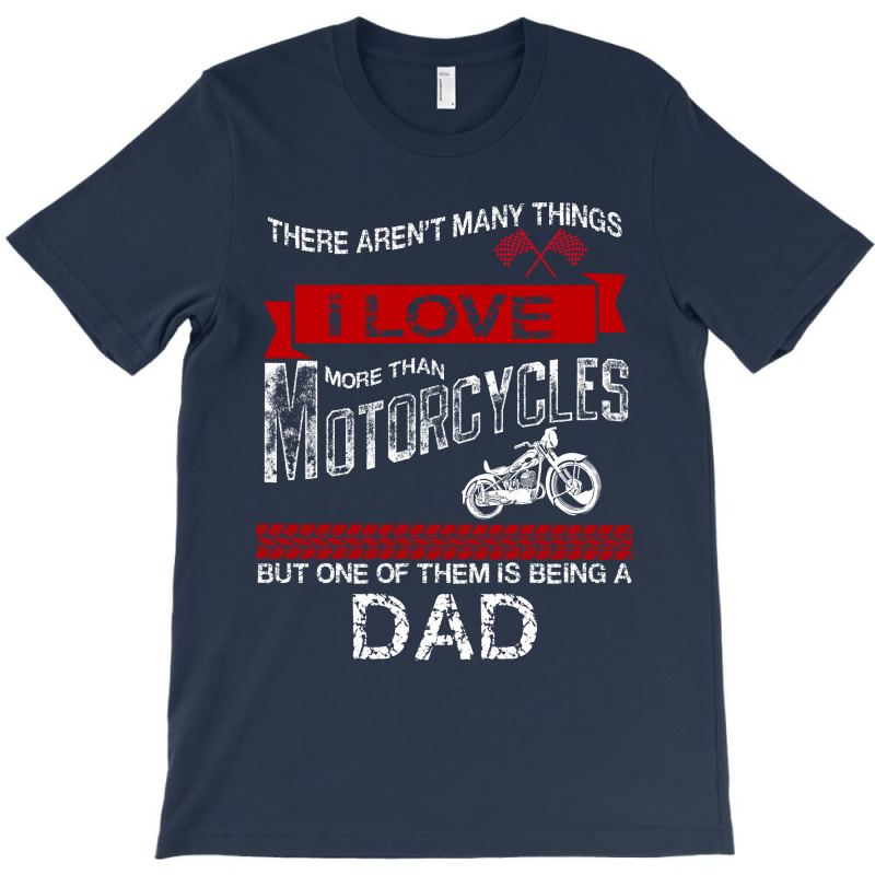 This Dad Loves Motorcycles T-shirt | Artistshot