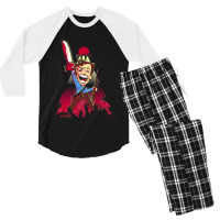 Funny Man The Cabin Funny Gifts Boy Girl Men's 3/4 Sleeve Pajama Set | Artistshot