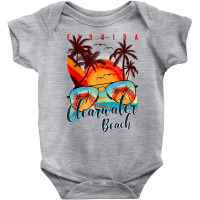 Clearwater Beach Fl. Summer Vacation Trip   Florida Beaches T Shirt Baby Bodysuit | Artistshot