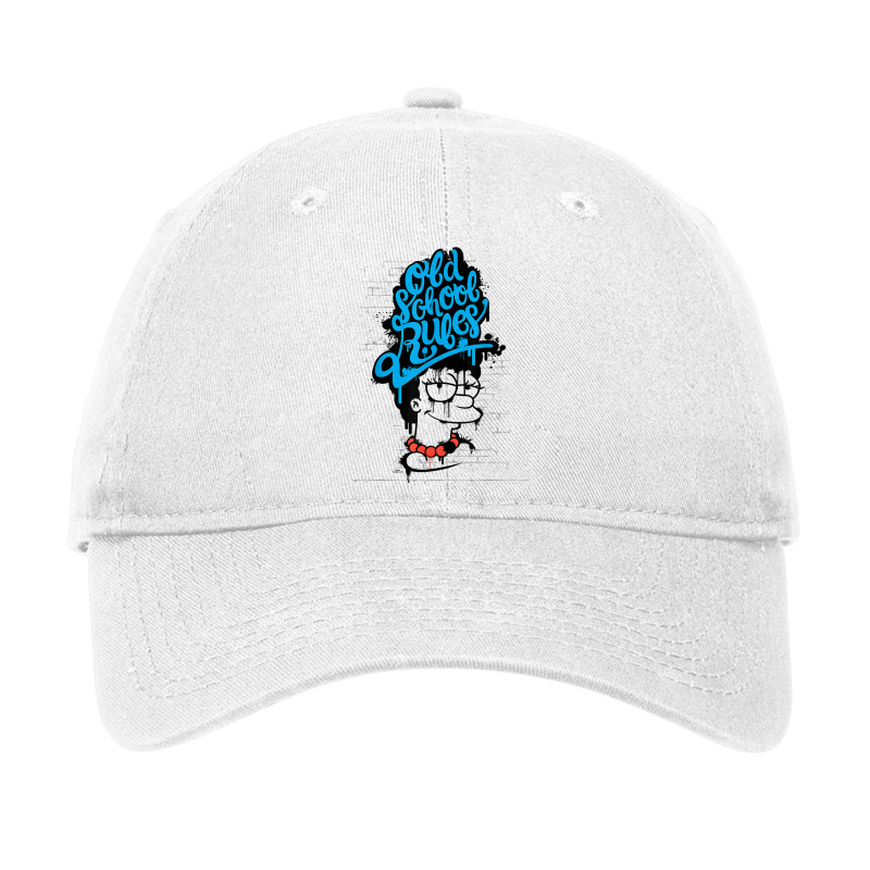 The Simpsons Marge Old School Rules Graffiti T Shirt Adjustable Cap by ToanJeiza | Artistshot