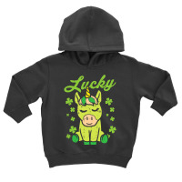 Lucky Unicorn Shamrock St Patricks Day Animal Girls Gift T Shirt Toddler Hoodie | Artistshot