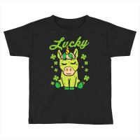 Lucky Unicorn Shamrock St Patricks Day Animal Girls Gift T Shirt Toddler T-shirt | Artistshot