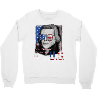 Thomas Jefferson Founding Father   Usa Flag 4th July T Shirt Crewneck Sweatshirt | Artistshot